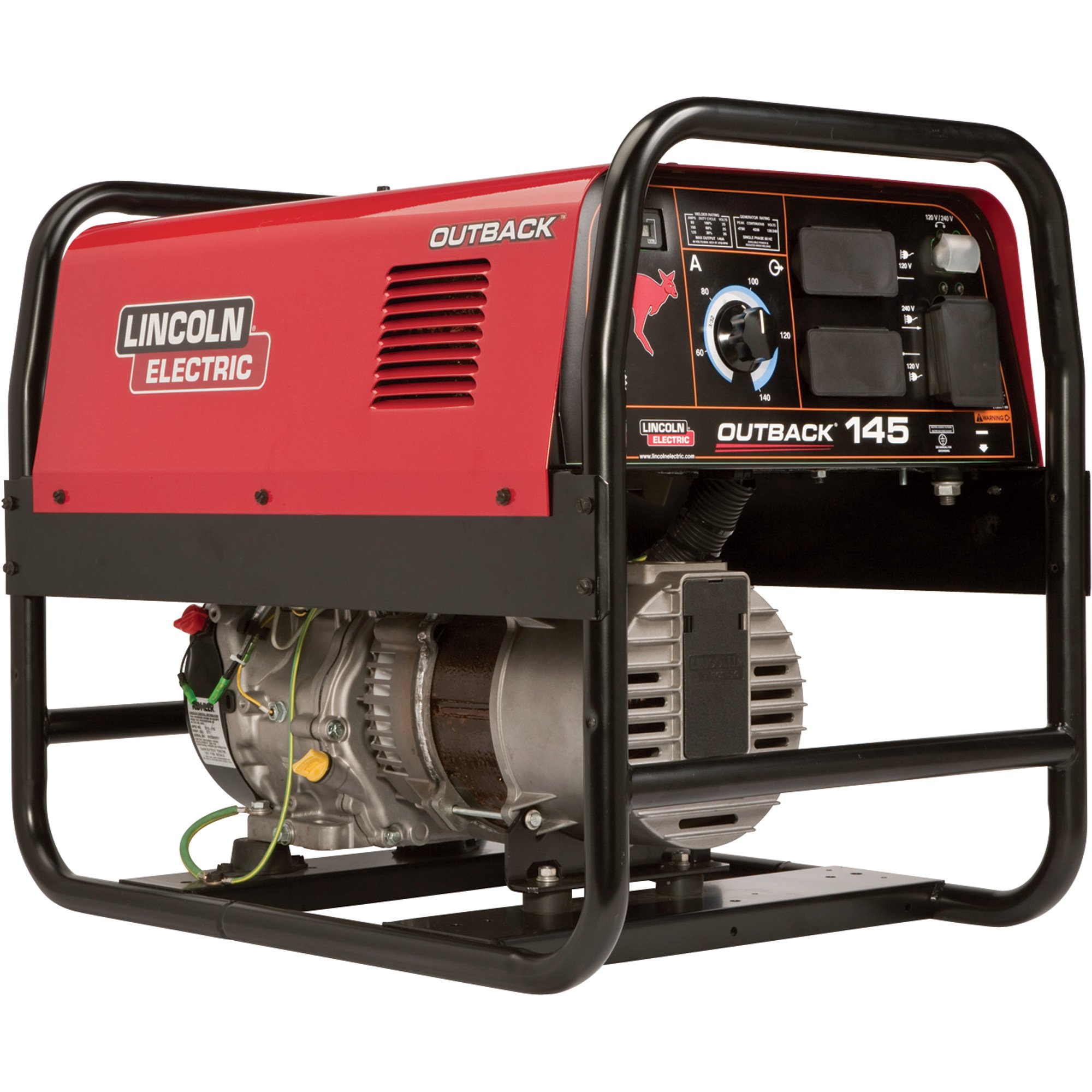 FREE SHIPPING - Lincoln Electric Outback 145 Welder Generator with Kohler Engine - 125 Amp DC, 4,250 Watt AC Power, Model# K2707-2